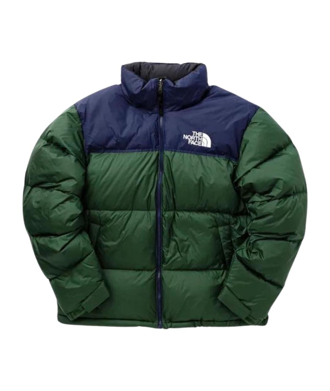 THE NORTH FACE Зеленый полиамидовый пуховик, фото 1