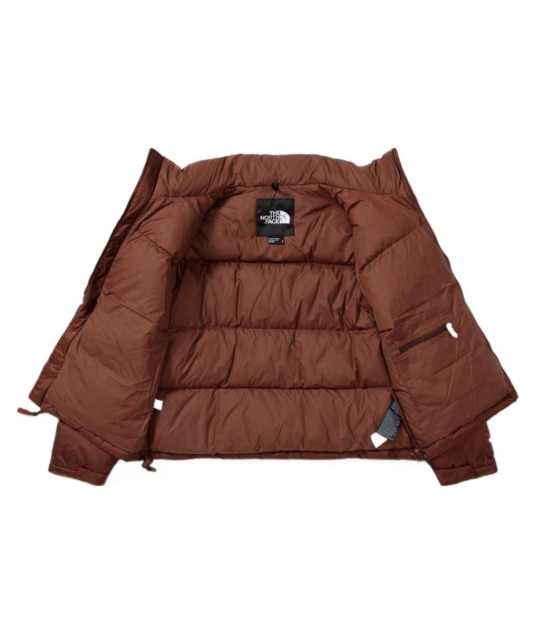 THE NORTH FACE Коричневый пуховик, фото 3