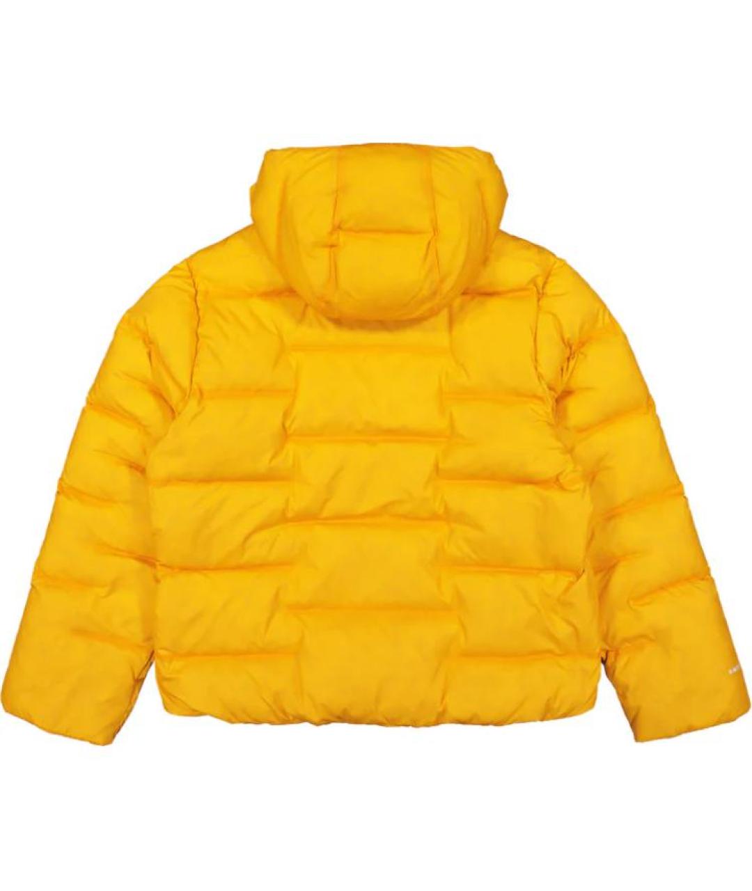 THE NORTH FACE Желтый пуховик, фото 2