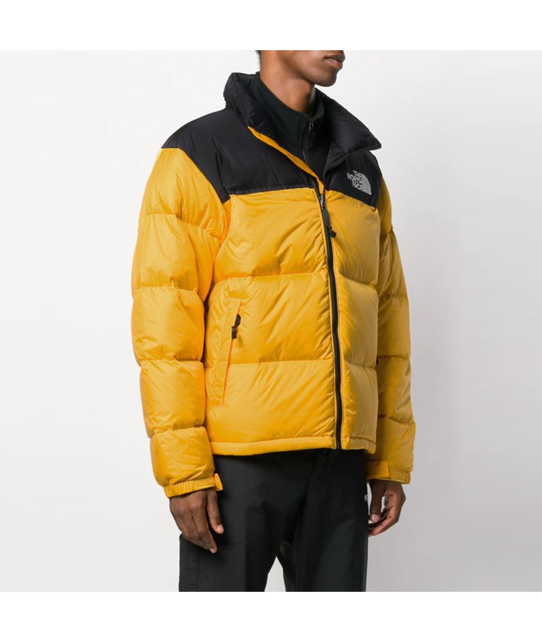 THE NORTH FACE Желтый пуховик, фото 4