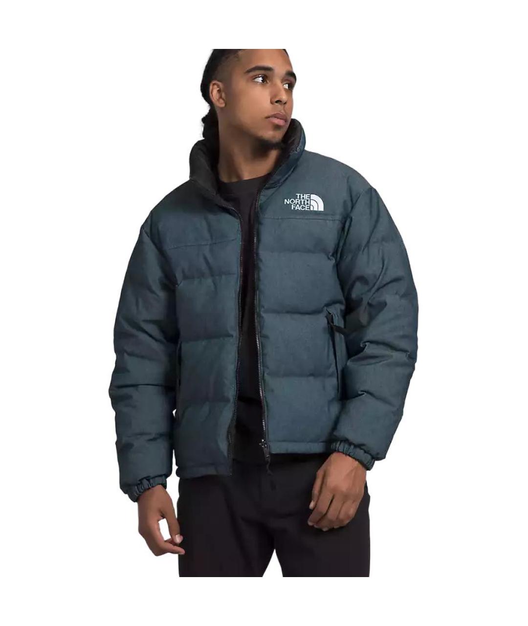 THE NORTH FACE Темно-синий синтетический пуховик, фото 5