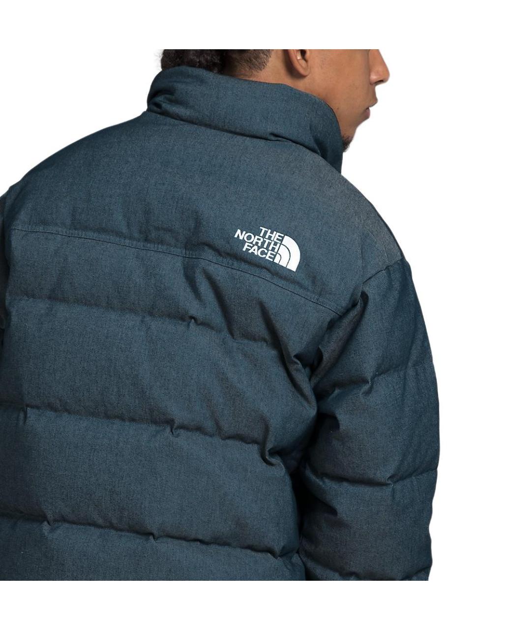 THE NORTH FACE Темно-синий синтетический пуховик, фото 6