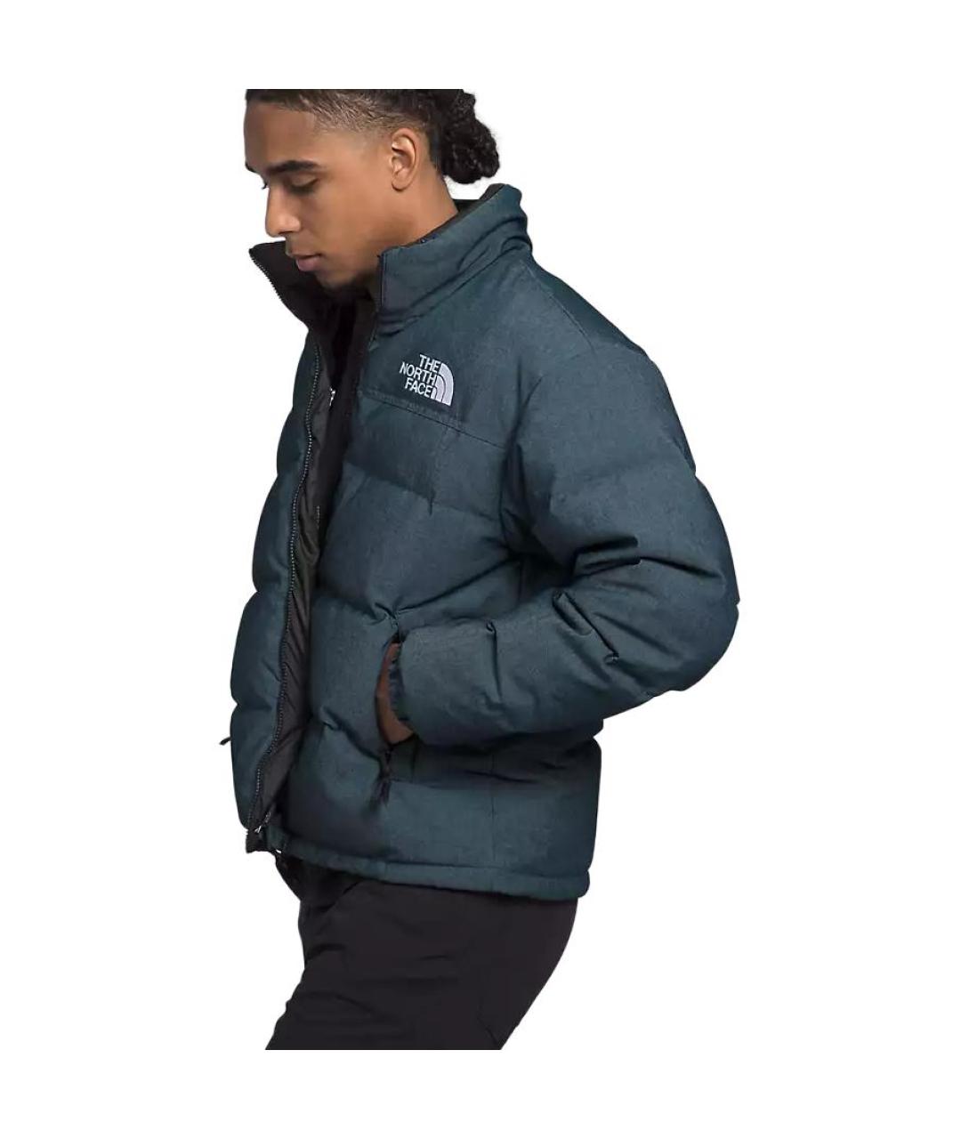 THE NORTH FACE Темно-синий синтетический пуховик, фото 3