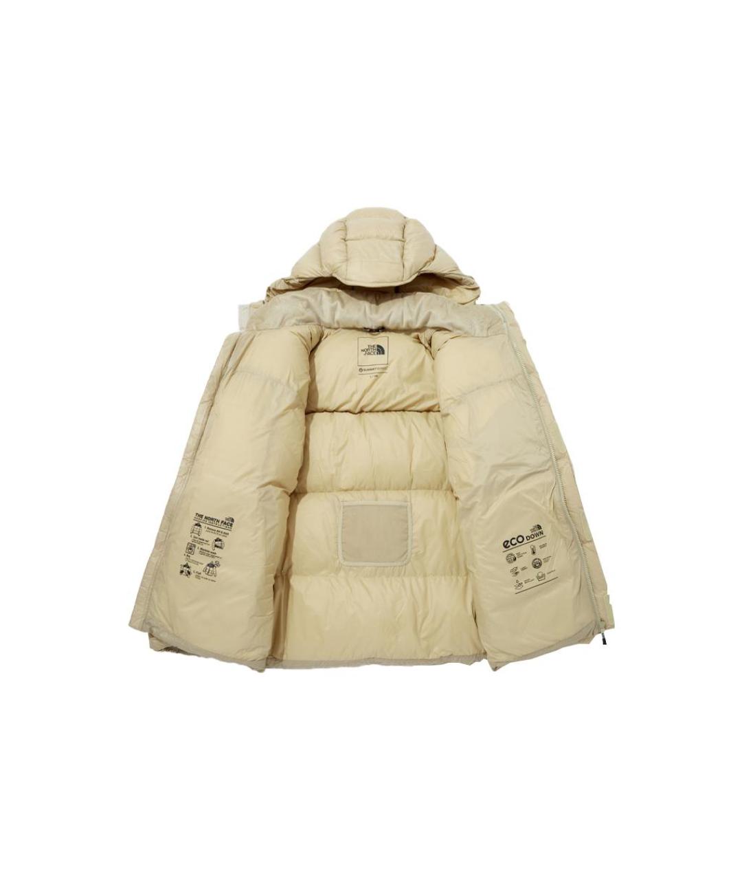 THE NORTH FACE Бежевый пуховик, фото 3