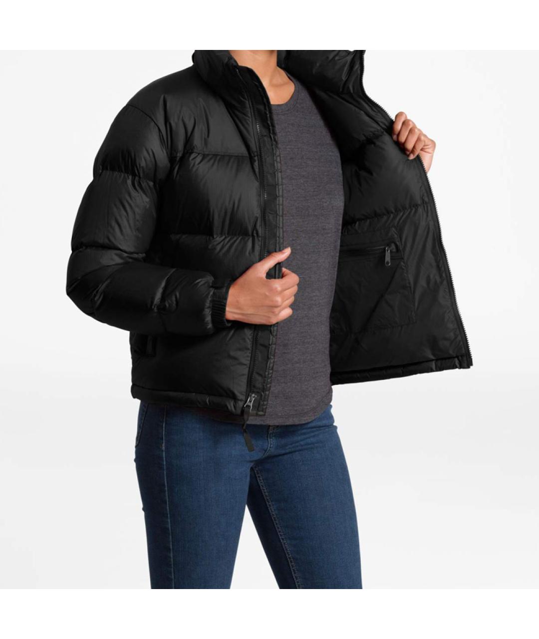 THE NORTH FACE Черный пуховик, фото 3