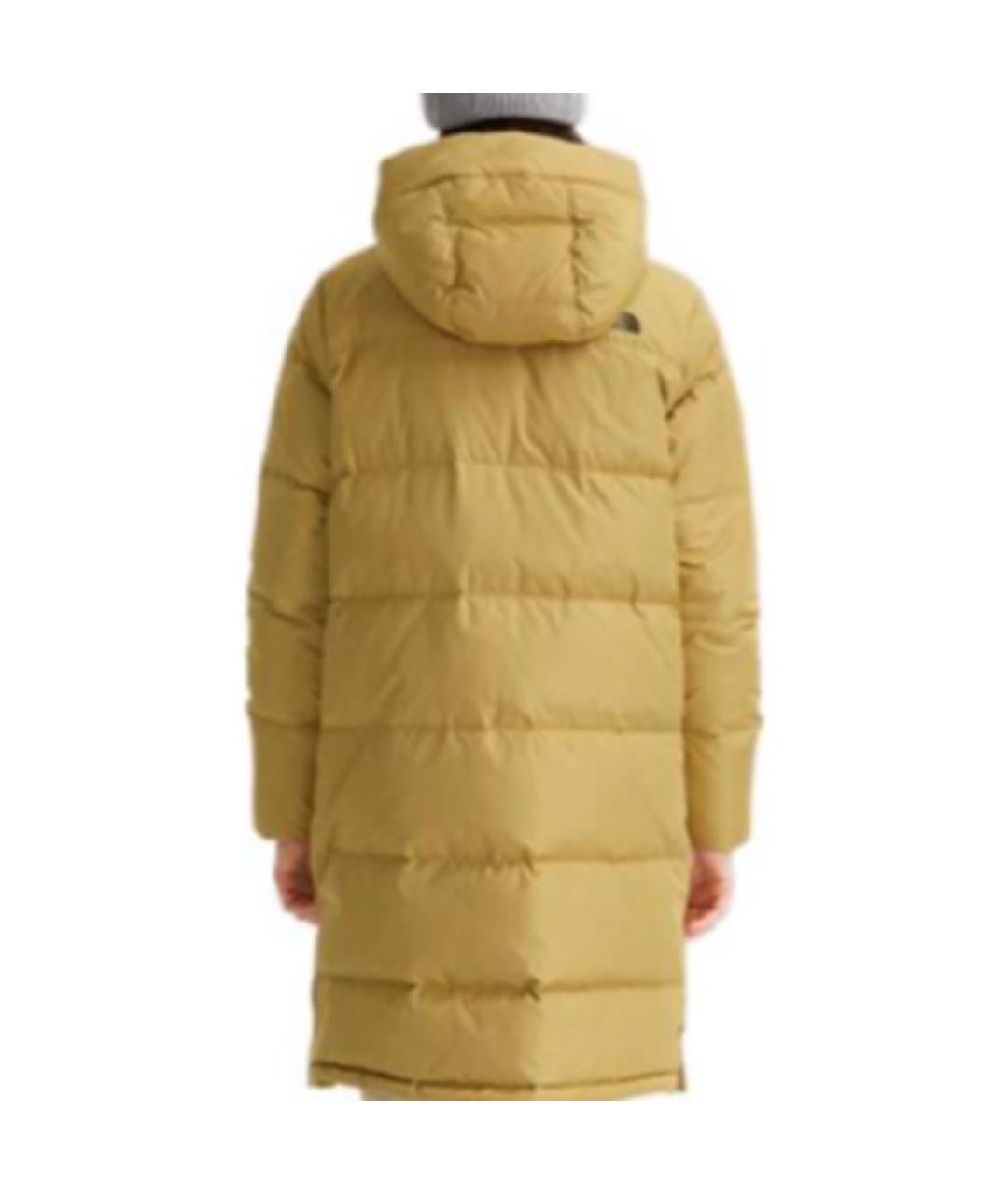 THE NORTH FACE Желтый полиамидовый пуховик, фото 3