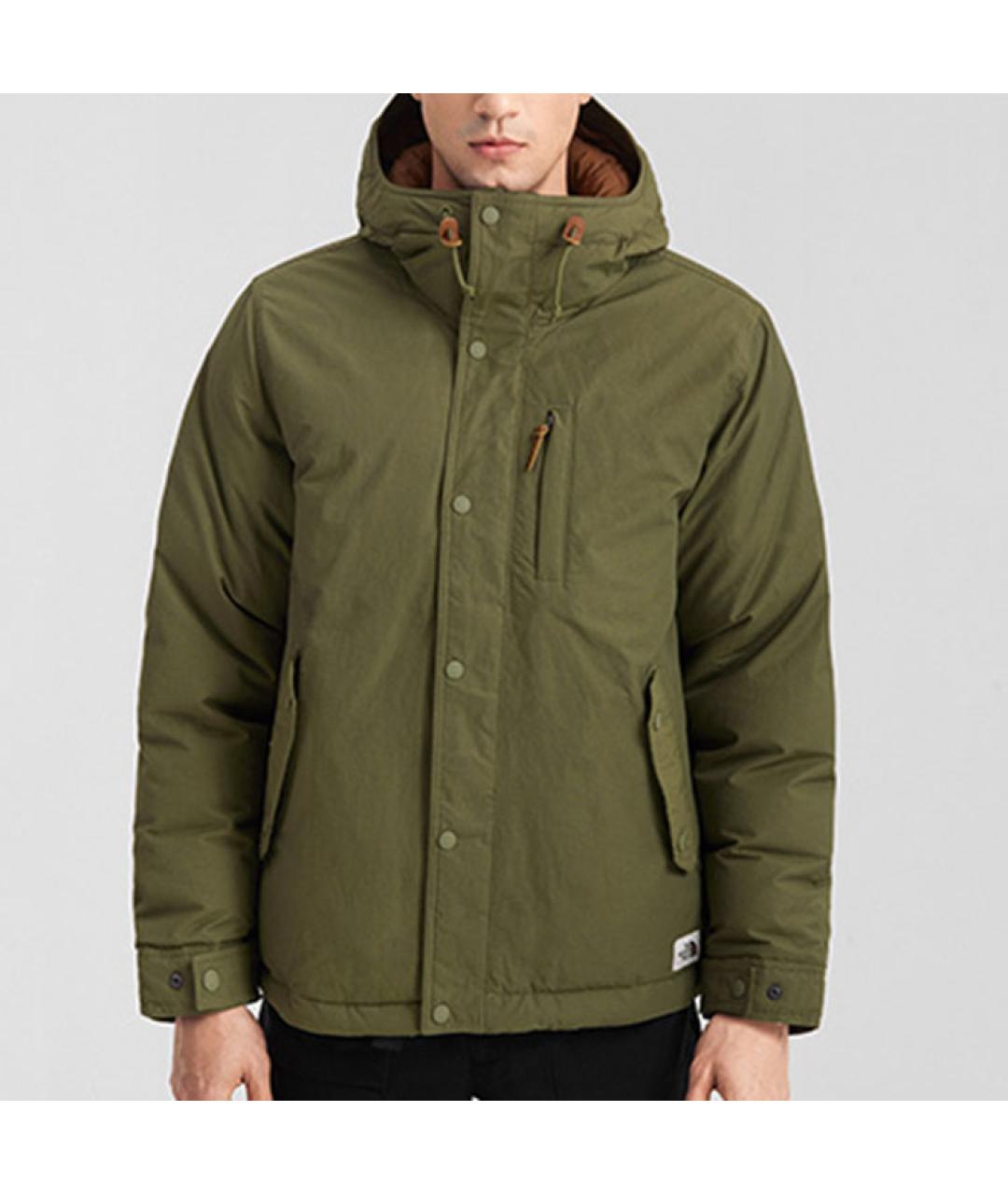 THE NORTH FACE Зеленый пуховик, фото 3