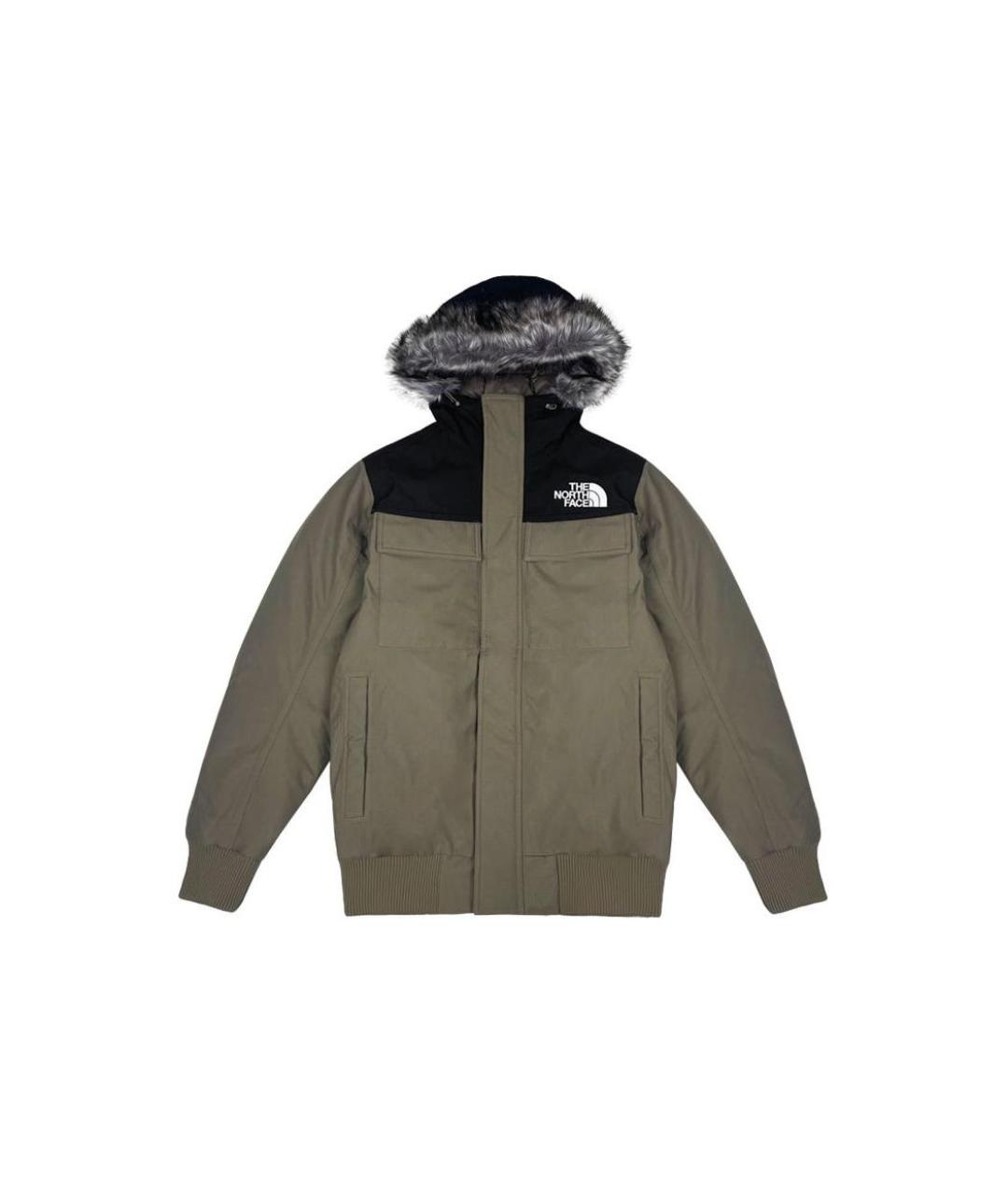 THE NORTH FACE Хаки пуховик, фото 1