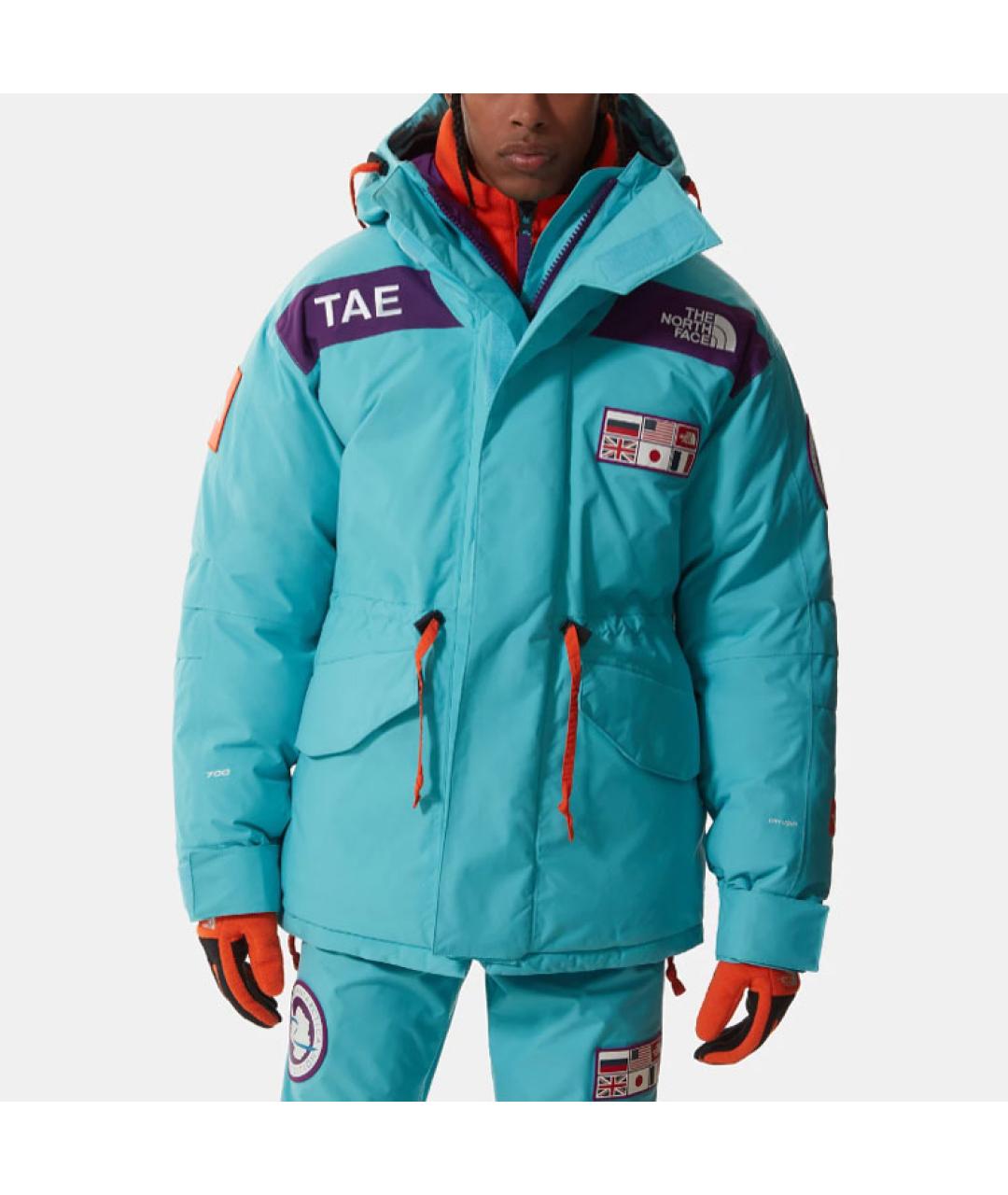 THE NORTH FACE Синий пуховик, фото 4