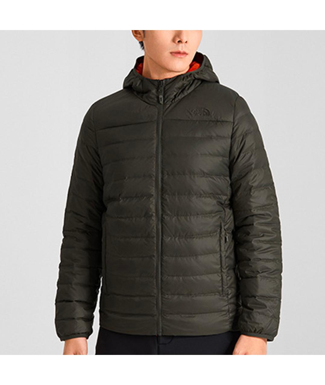 THE NORTH FACE Зеленый пуховик, фото 4