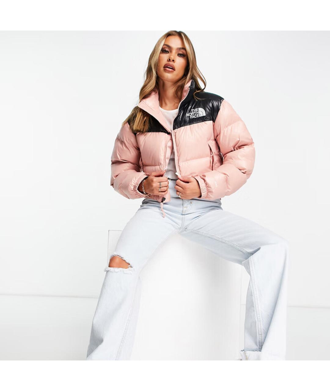 THE NORTH FACE Розовый пуховик, фото 3