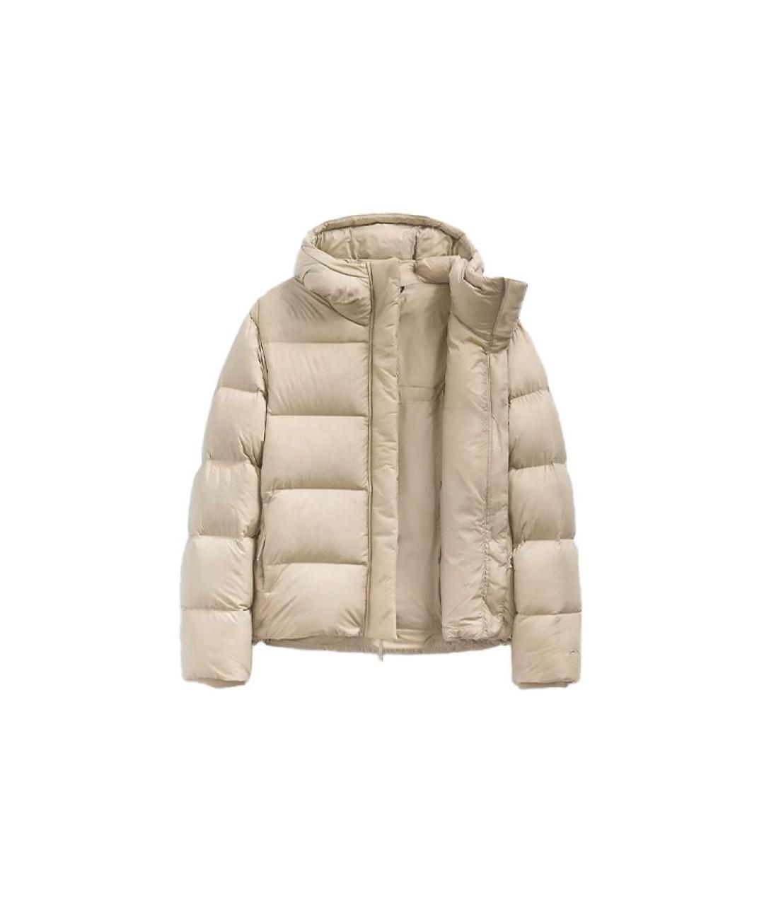 THE NORTH FACE Коричневый пуховик, фото 2