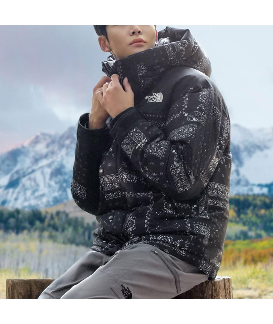 THE NORTH FACE Черный пуховик, фото 4