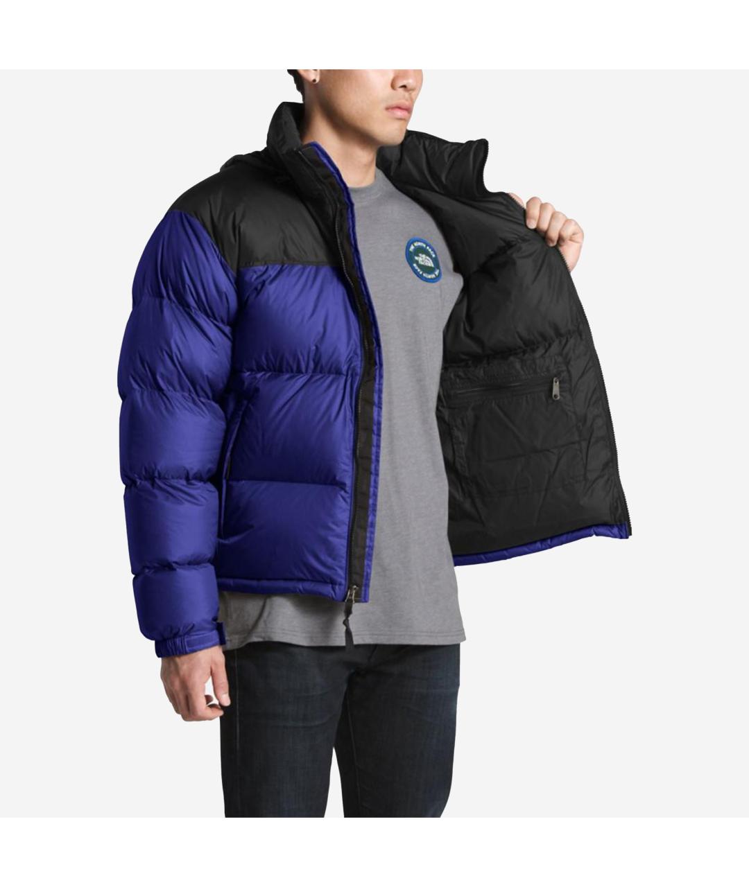 THE NORTH FACE Синий пуховик, фото 3