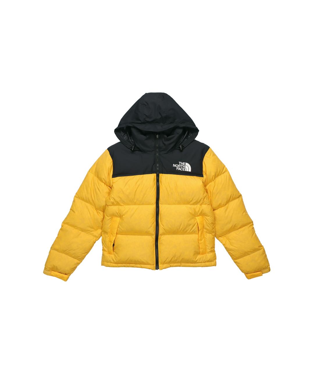 THE NORTH FACE Желтый пуховик, фото 3