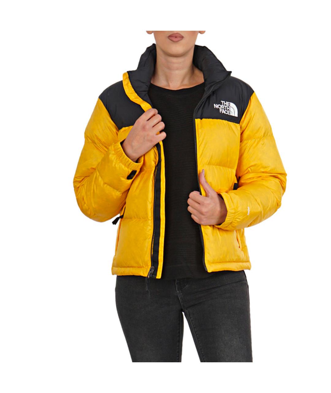 THE NORTH FACE Желтый пуховик, фото 7