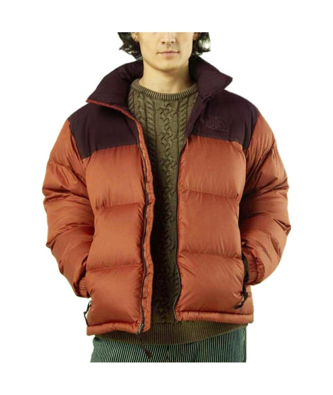 THE NORTH FACE Бордовый пуховик, фото 3
