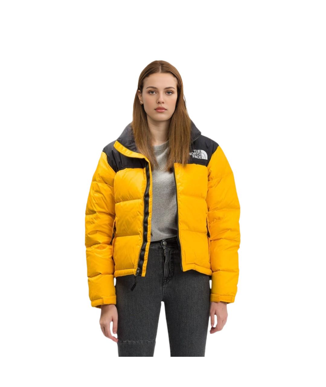 THE NORTH FACE Желтый пуховик, фото 3