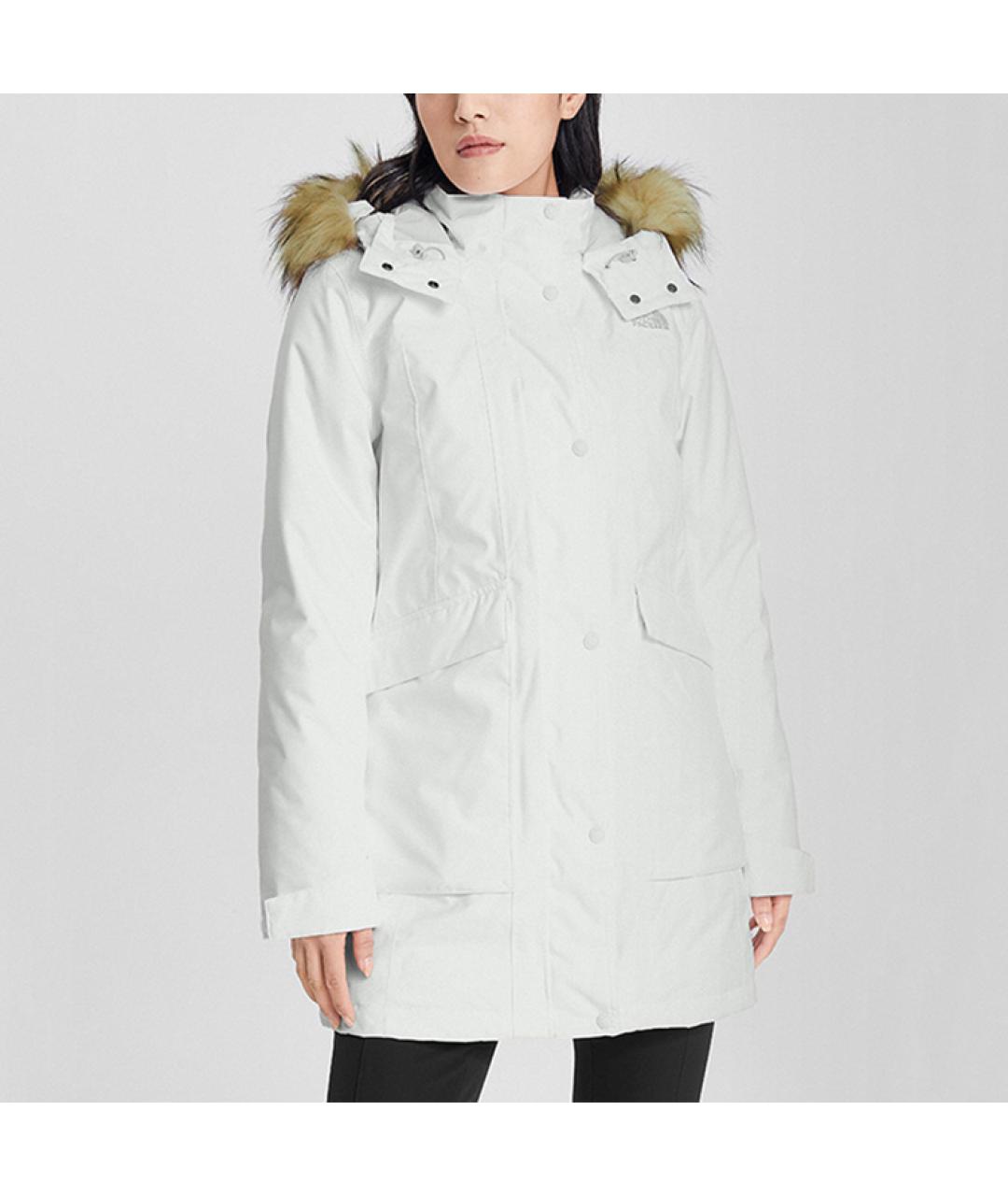 THE NORTH FACE Белый пуховик, фото 2