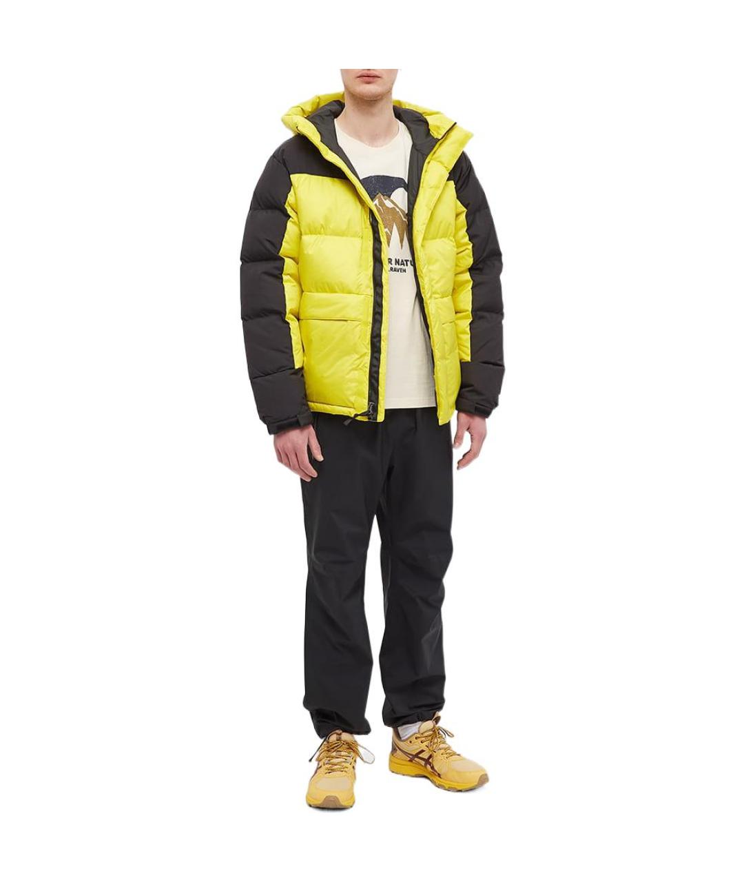 THE NORTH FACE Желтый пуховик, фото 4