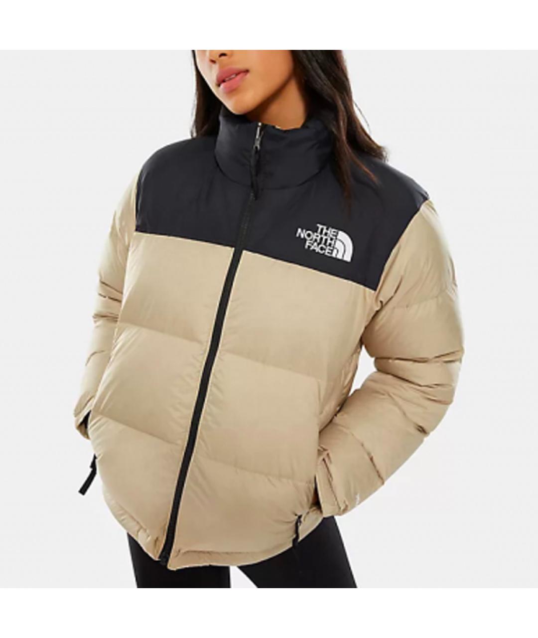THE NORTH FACE Бежевый пуховик, фото 3