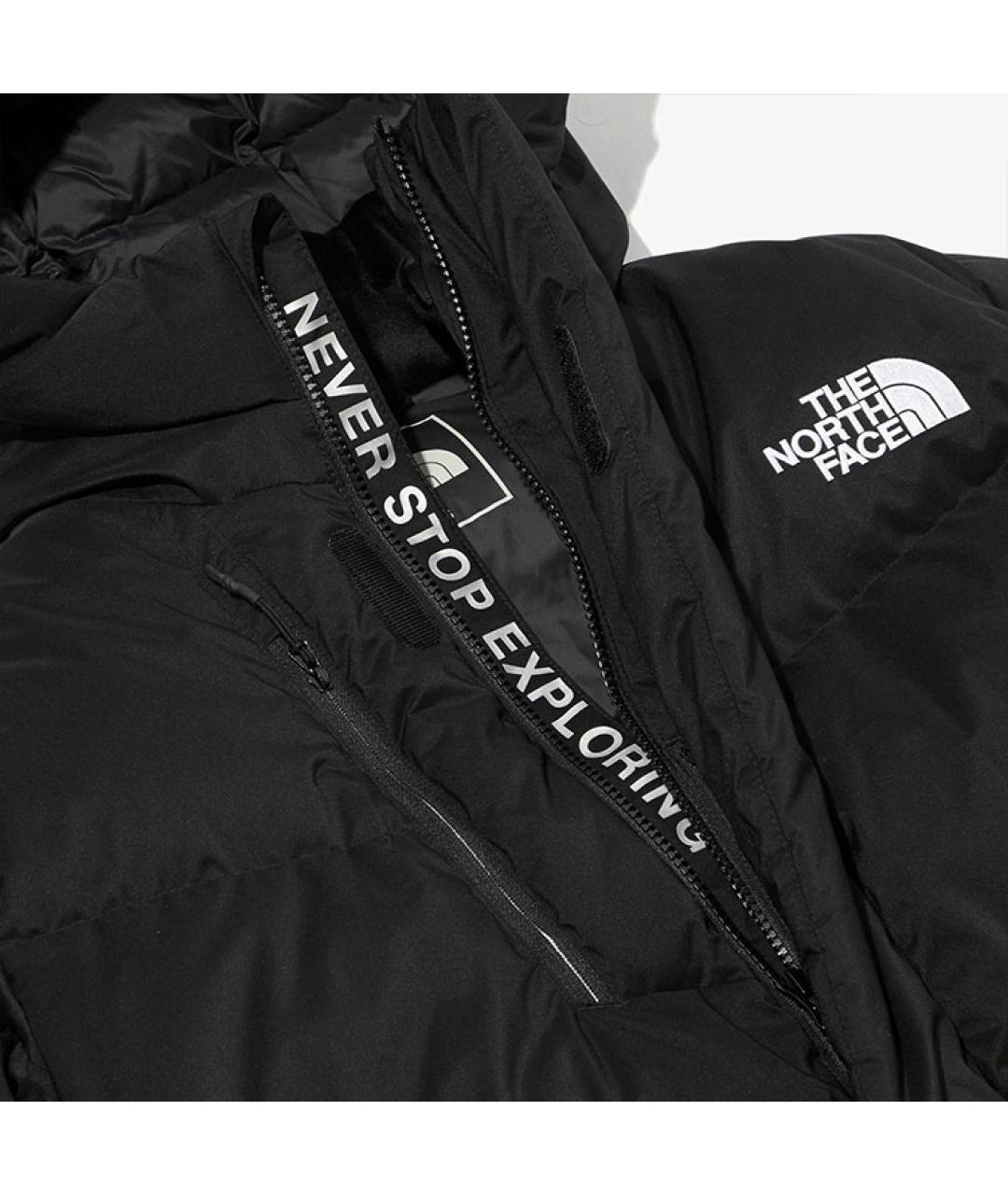 THE NORTH FACE Черный полиамидовый пуховик, фото 5
