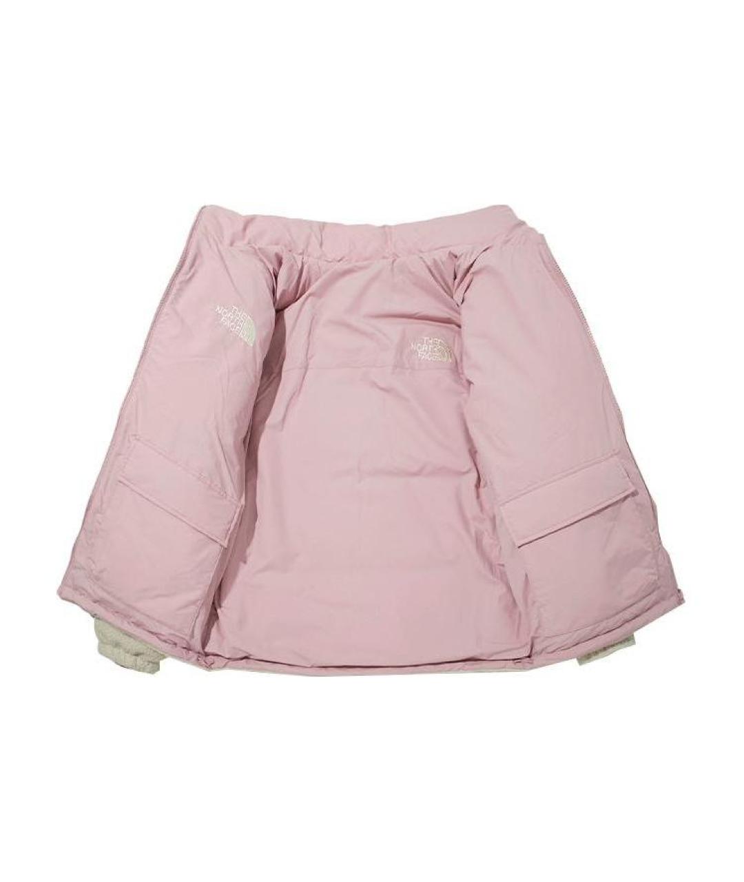 THE NORTH FACE Розовый пуховик, фото 2