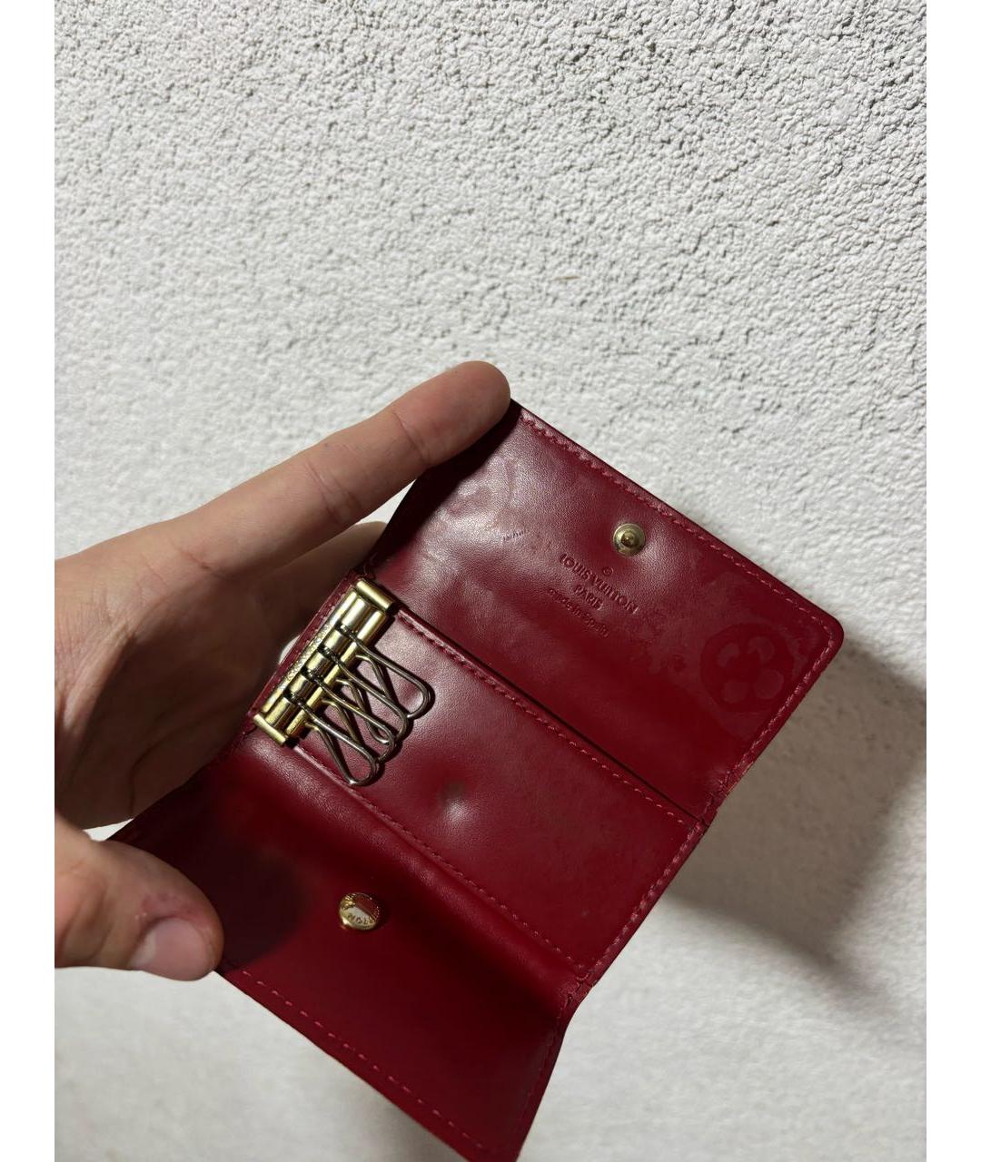 LOUIS VUITTON Красная ключница, фото 6