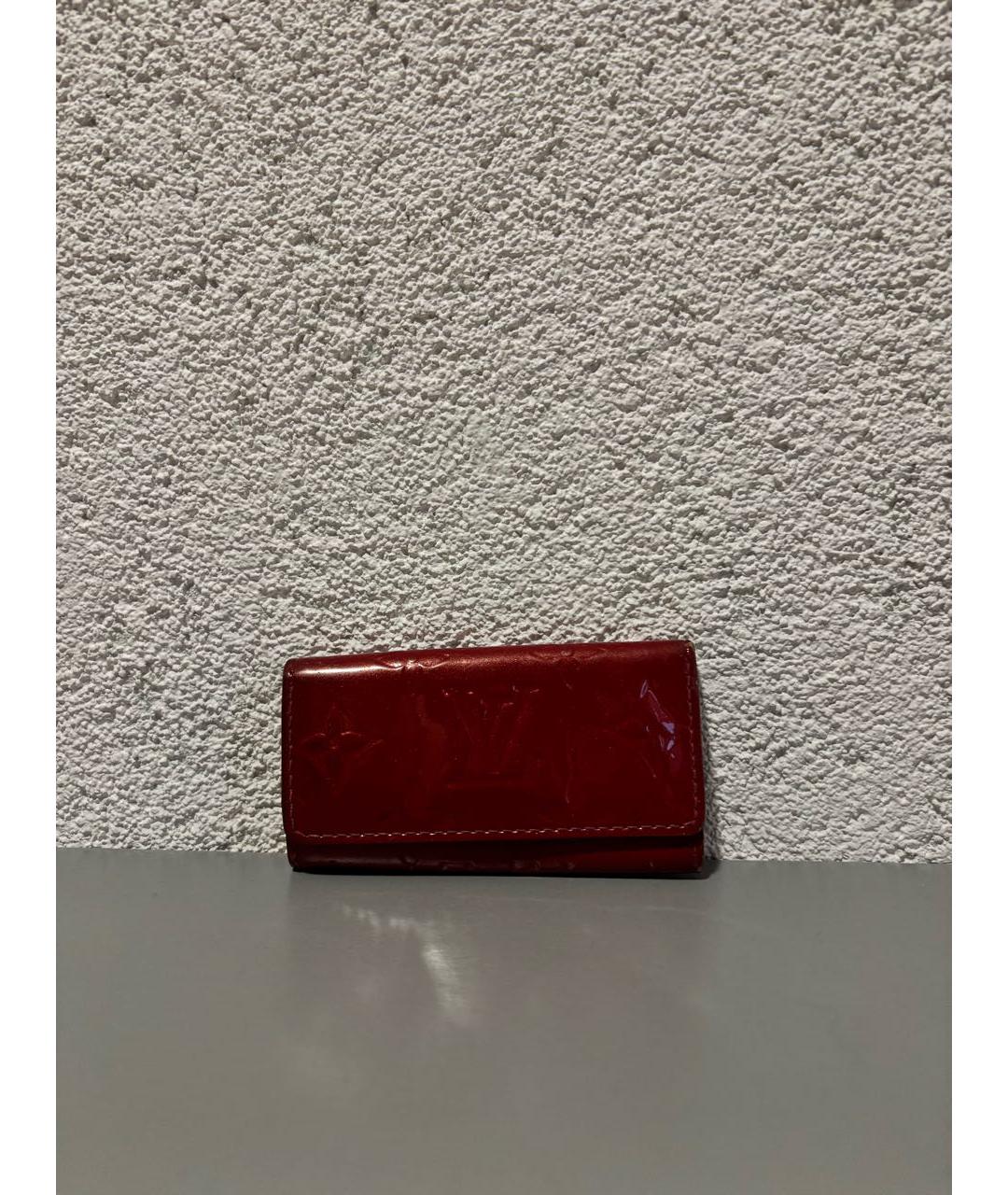 LOUIS VUITTON Красная ключница, фото 7