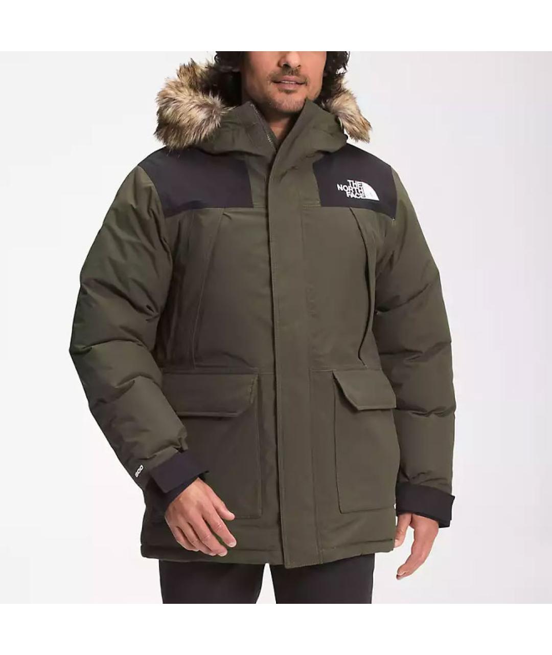 THE NORTH FACE Коричневый пуховик, фото 5