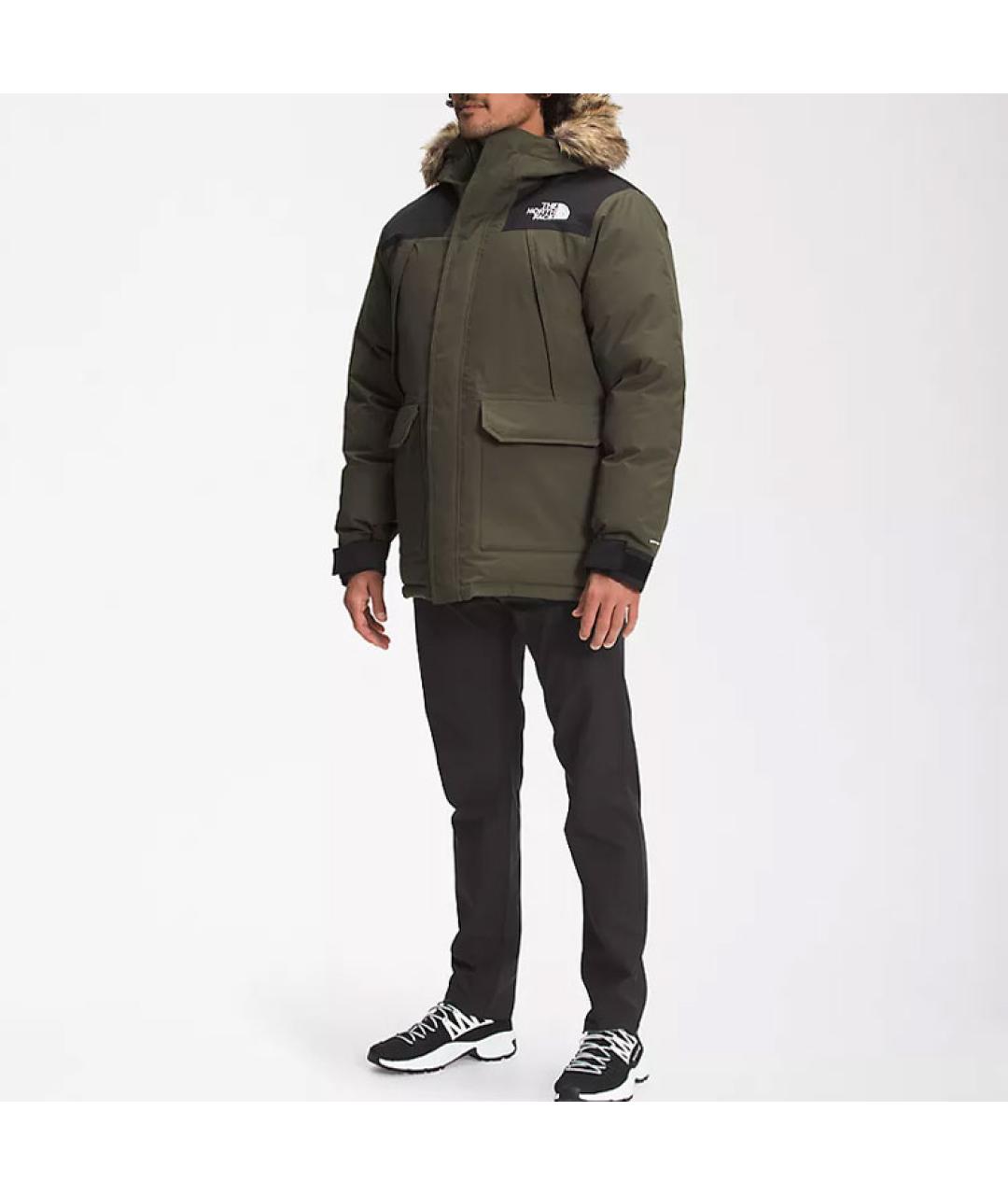 THE NORTH FACE Коричневый пуховик, фото 3