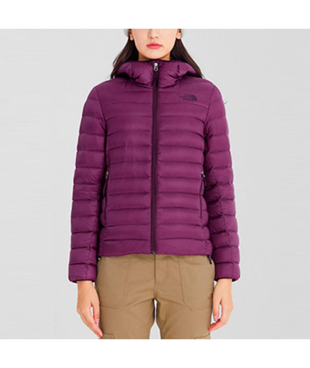 THE NORTH FACE Фиолетовый пуховик, фото 2