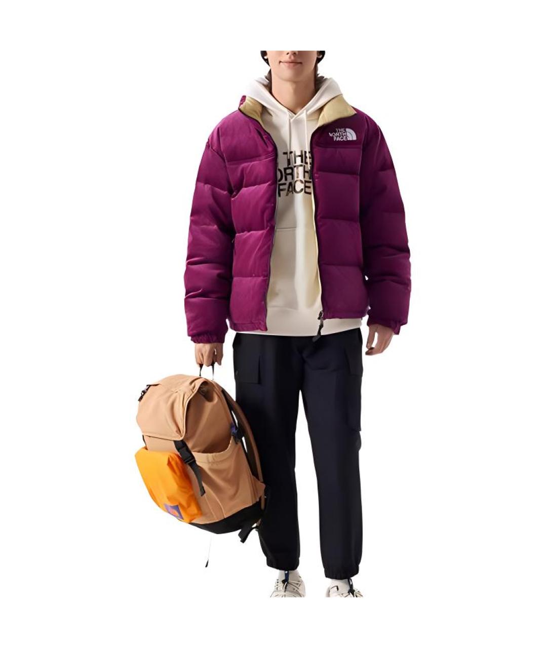 THE NORTH FACE Розовый пуховик, фото 4