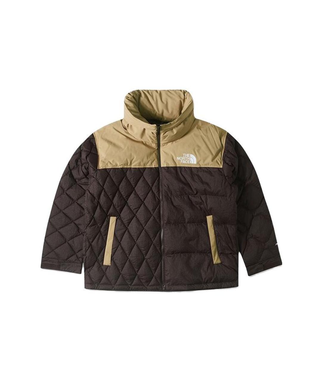 THE NORTH FACE Коричневый пуховик, фото 2