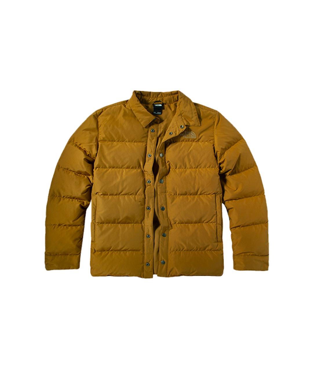 THE NORTH FACE Коричневый пуховик, фото 3