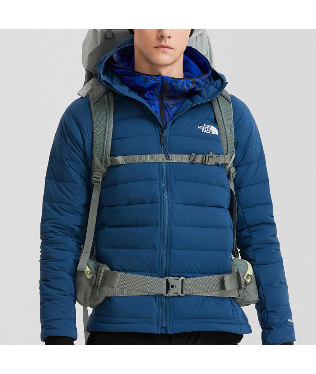 THE NORTH FACE Синий пуховик, фото 4