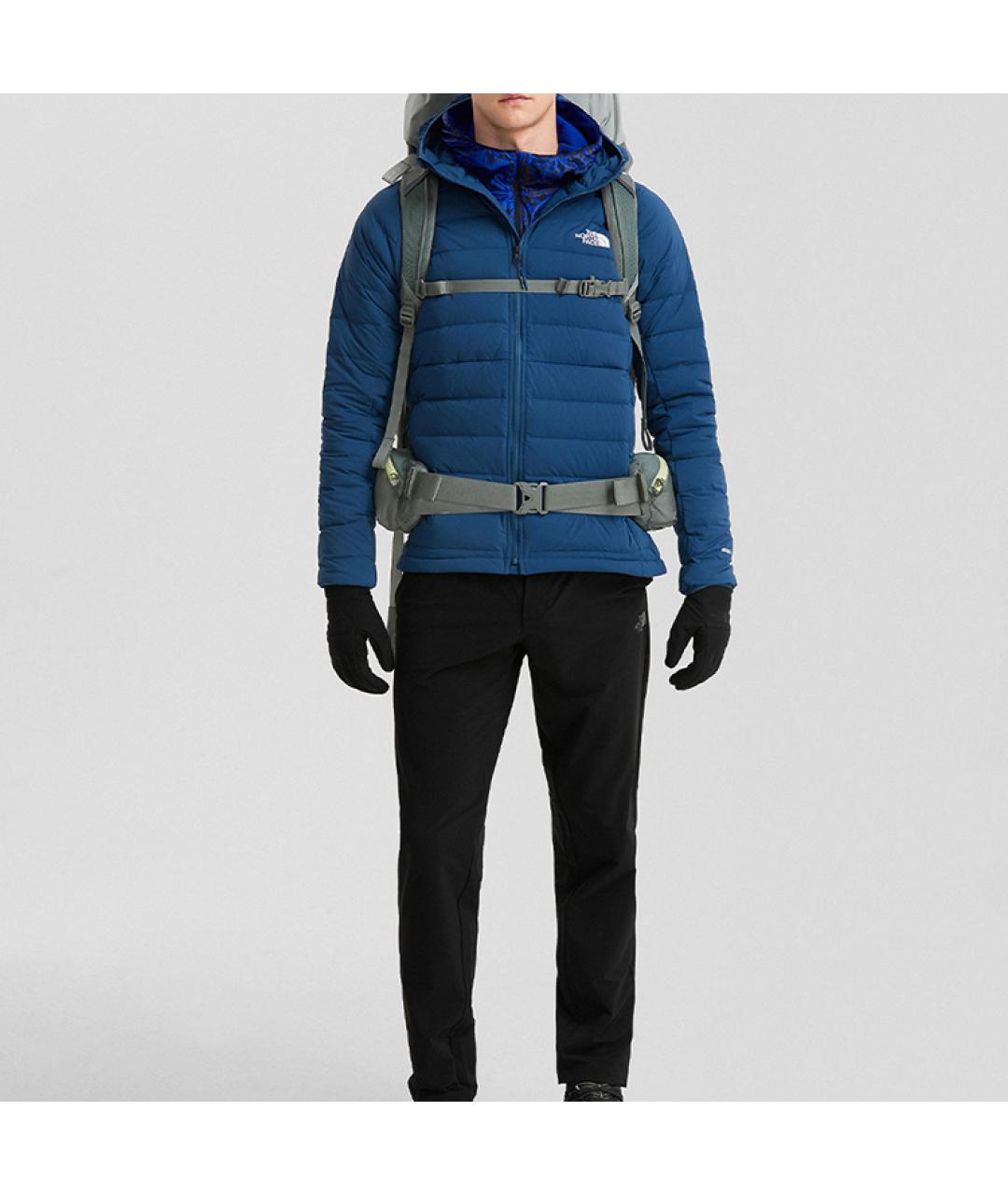 THE NORTH FACE Синий пуховик, фото 3