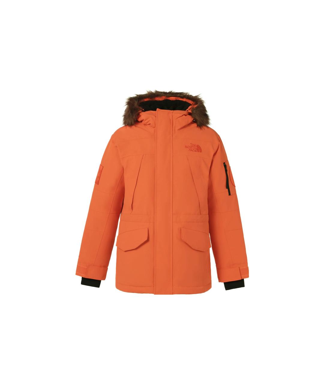 THE NORTH FACE Оранжевый пуховик, фото 1
