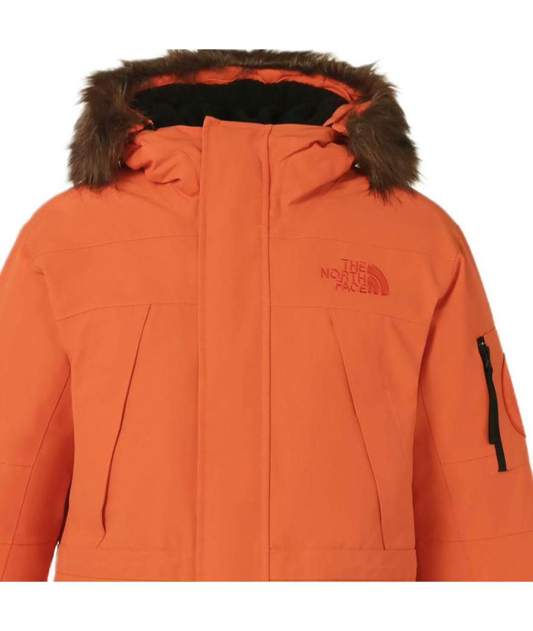 THE NORTH FACE Оранжевый пуховик, фото 3