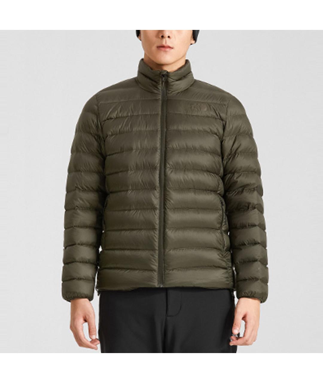 THE NORTH FACE Зеленый пуховик, фото 2