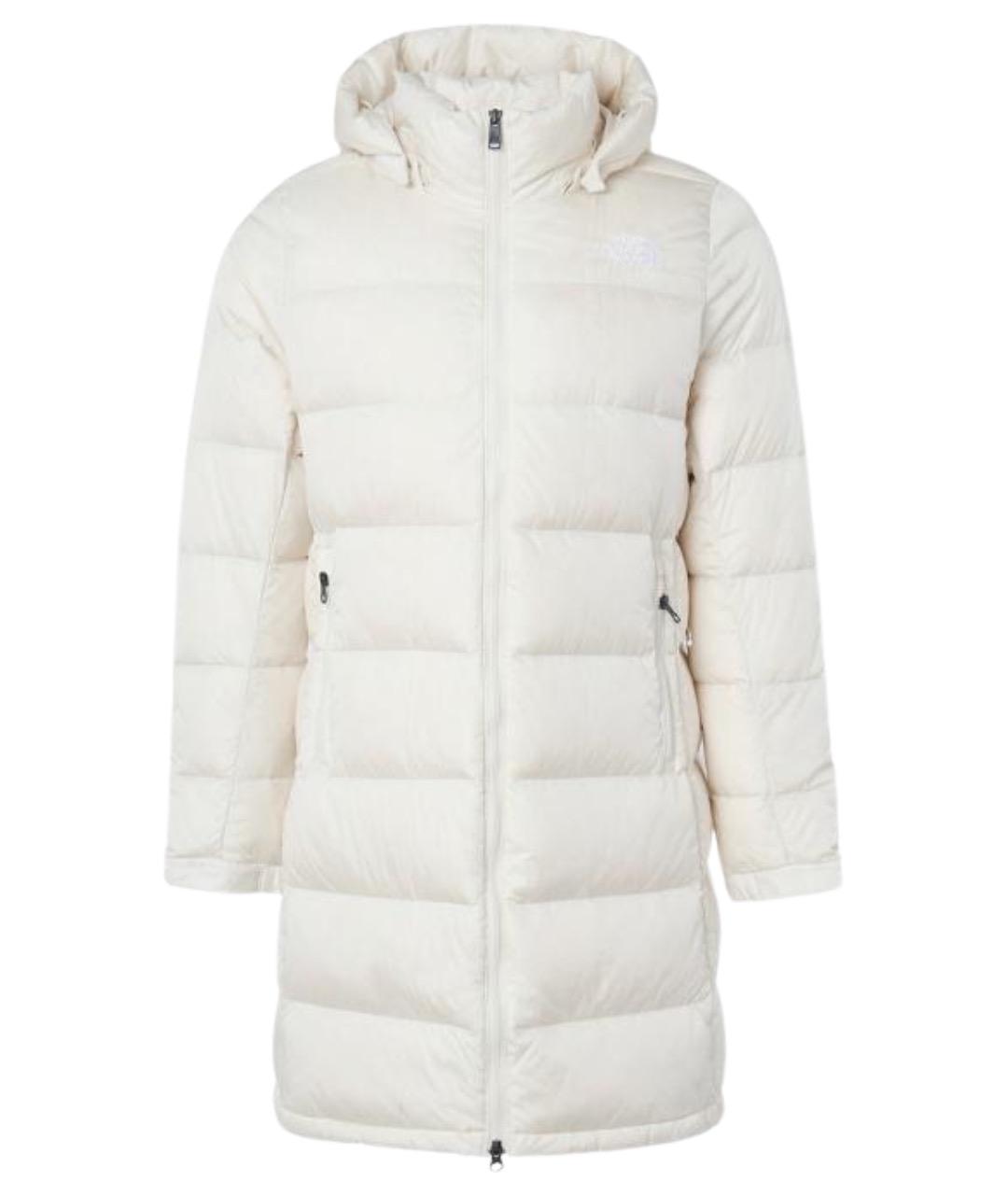 THE NORTH FACE Белый полиамидовый пуховик, фото 1