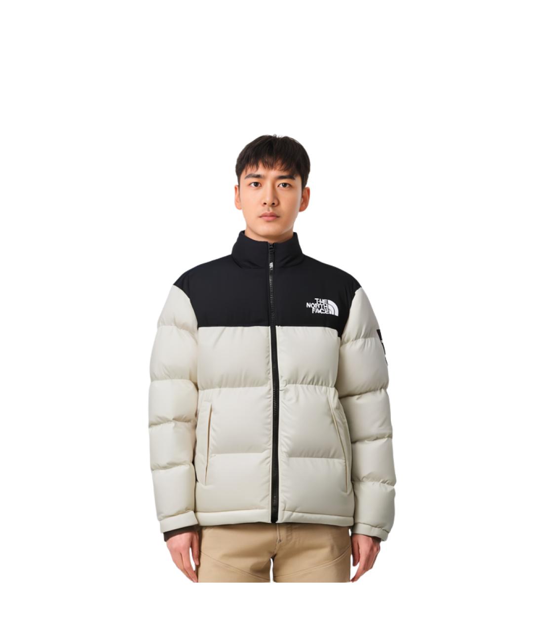 THE NORTH FACE Бежевый пуховик, фото 3