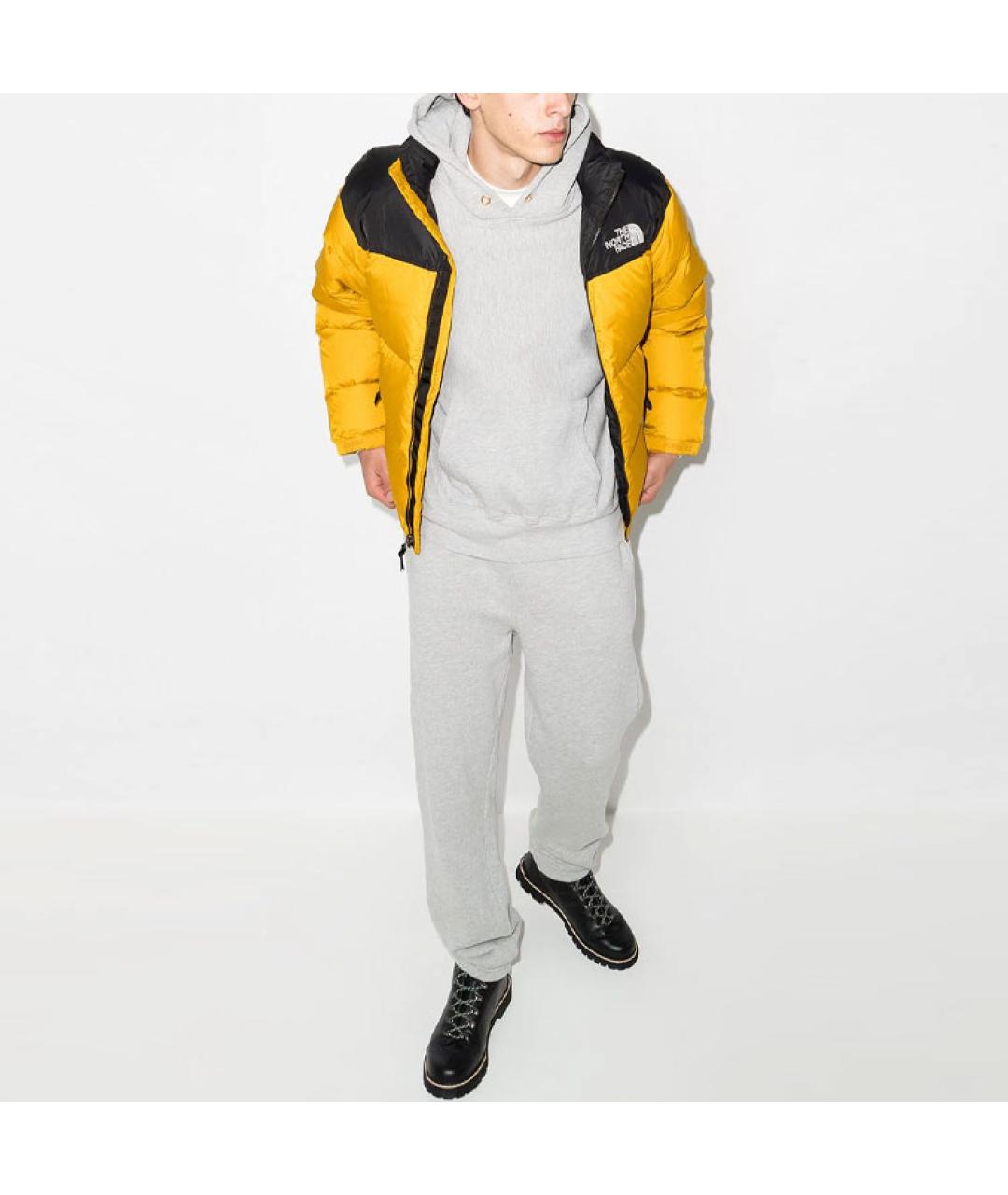 THE NORTH FACE Желтый пуховик, фото 4