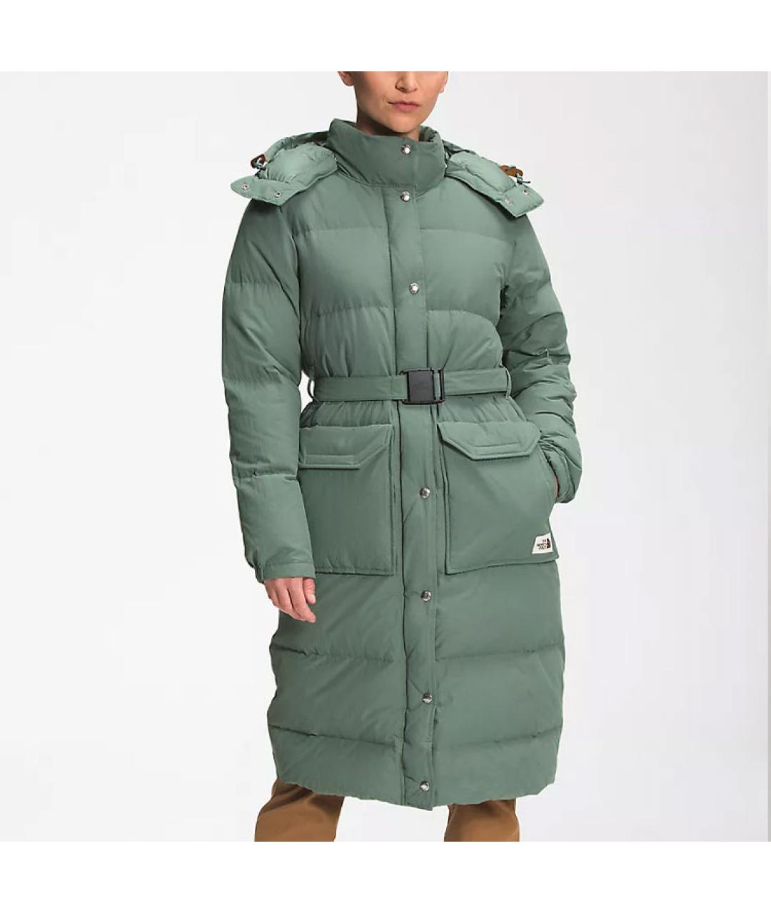 THE NORTH FACE Зеленый пуховик, фото 3