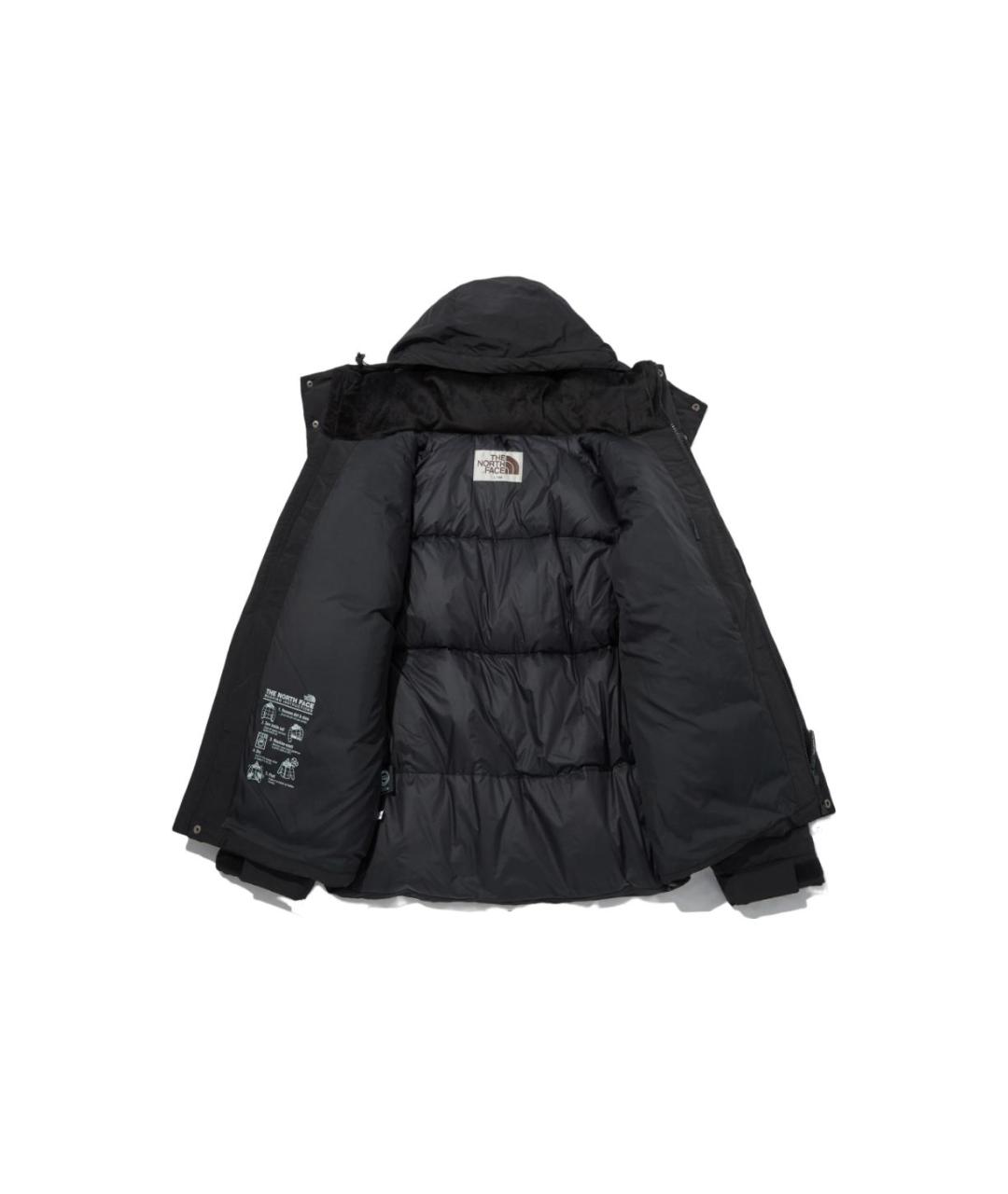 THE NORTH FACE Черный полиамидовый пуховик, фото 3
