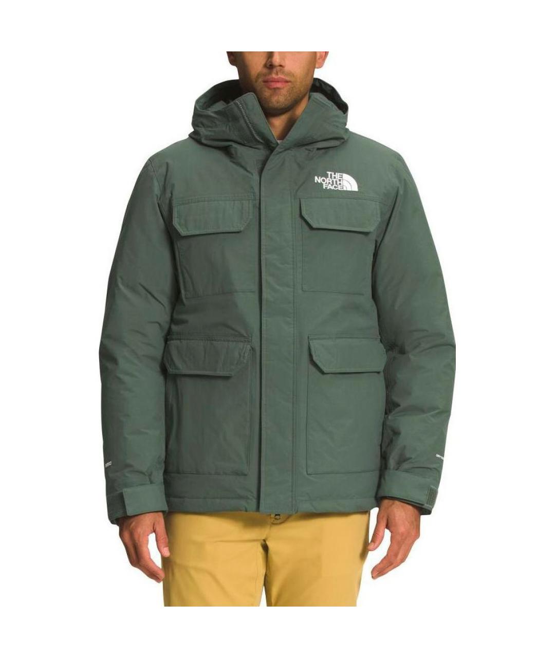 THE NORTH FACE Зеленый пуховик, фото 2