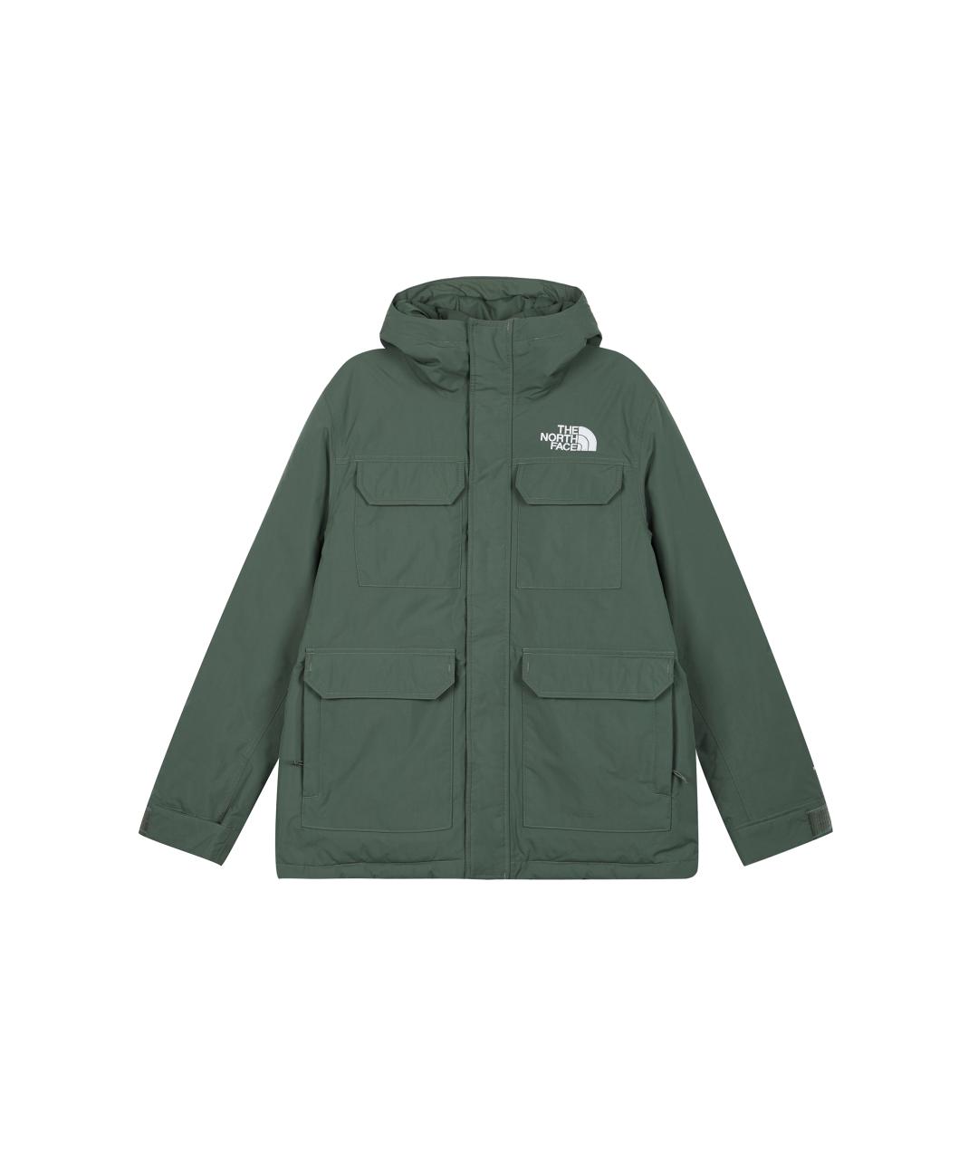 THE NORTH FACE Зеленый пуховик, фото 1