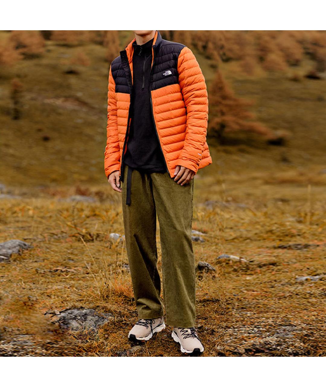THE NORTH FACE Оранжевый пуховик, фото 3