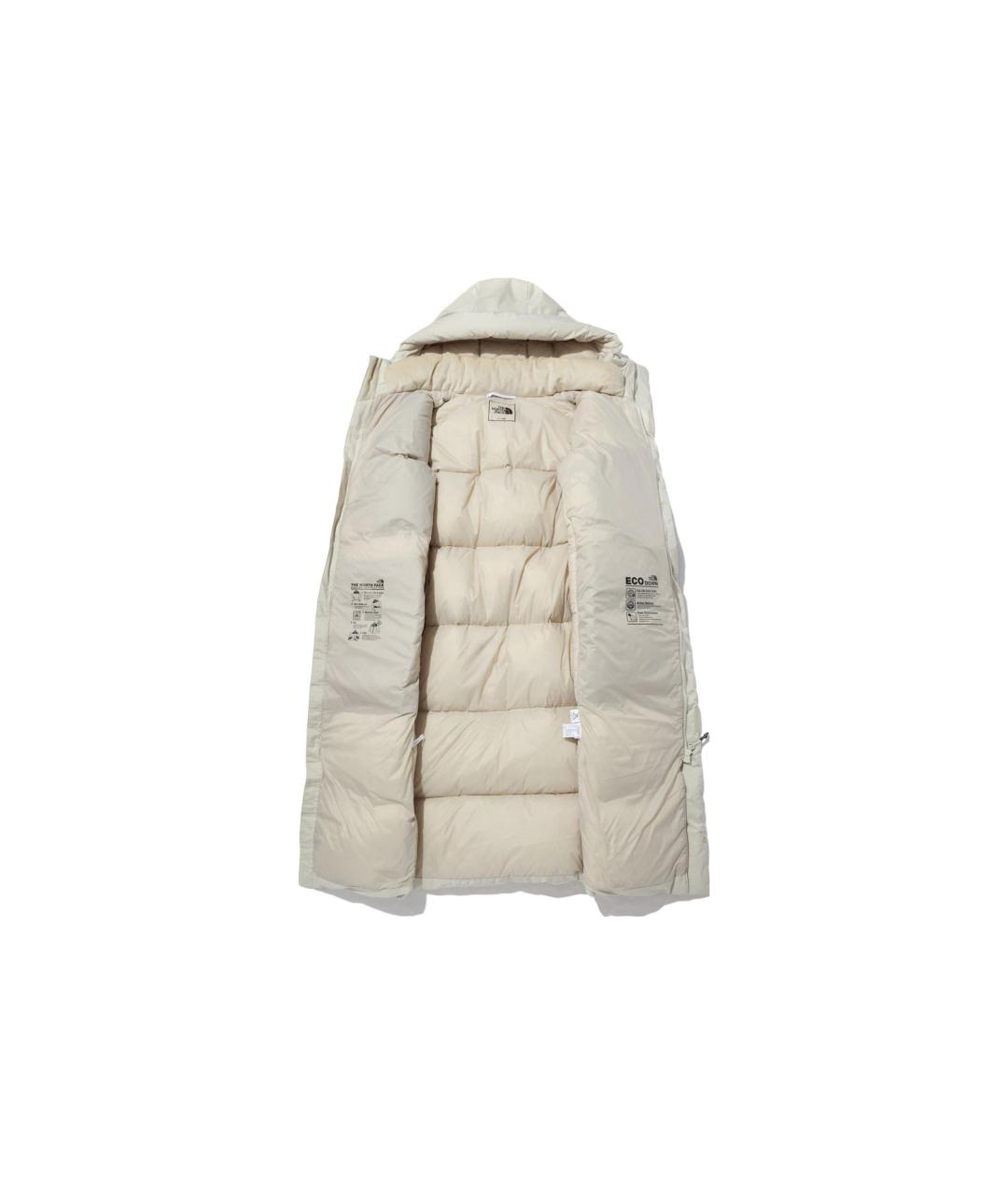 THE NORTH FACE Бежевый пуховик, фото 3