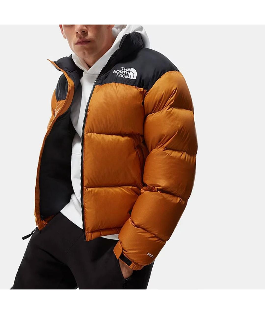 THE NORTH FACE Коричневый пуховик, фото 4